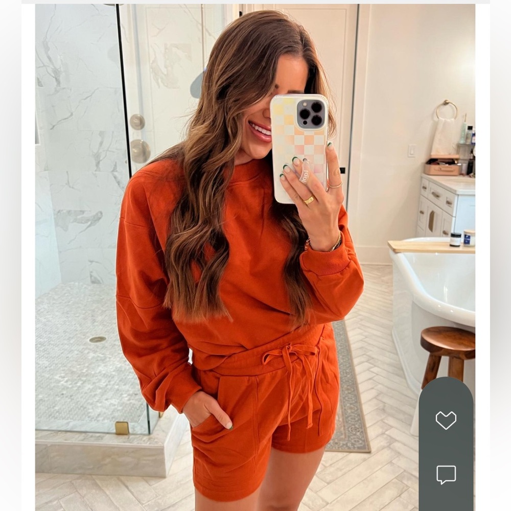 Orange Two Piece Set